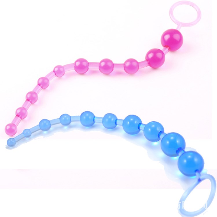 Jelly soft anal beads