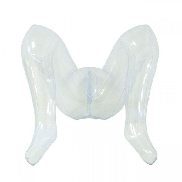 FM - Transparent Inflatable Sex Doll, M-Type Leg
