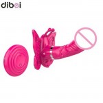 DIBE - GOX-9 Double Vibrating Butterfly Starp-on Dildo ( 2rd Genration )